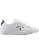 Us Polo Assn Sınger Beyaz Cırtlı Sneaker thumbnail 1