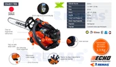 Echo CS 2511 TES 1.10 kW Benzinli Motorlu Testere thumbnail 2