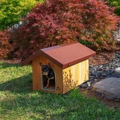 Ferplast Domus Canile Ahşap Köpek Kulübesi Small thumbnail 2