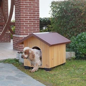 Ferplast Domus Canile Ahşap Köpek Kulübesi Small thumbnail 3
