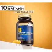 Nutraxin B Vitamin Complex - B Vitamini Takviyesi 60 Tablet thumbnail 2