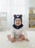KİTTİ 25480-01 DÜĞMELİ BOYUNLUK TRİKO BERE thumbnail 3