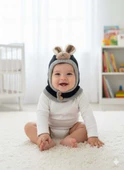 KİTTİ 25480-03 DÜĞMELİ BOYUNLUK TRİKO BERE thumbnail 4