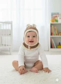 KİTTİ 25480-03 DÜĞMELİ BOYUNLUK TRİKO BERE thumbnail 1