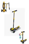 Swing Işıklı 3 Tekerlekli Scooter Sarı thumbnail 4