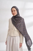 3361 ARMANDA İTHAL VUAL ŞAL MONOGRAM DESEN AA thumbnail 1