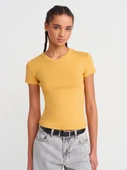 31673 DİLVİN V YAKA T-SHIRT thumbnail 5