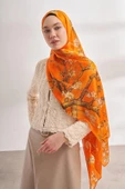 4464 ARMANDA İTHAL VUAL ŞAL TABLO DESEN thumbnail 5