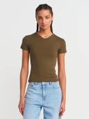 31673 DİLVİN V YAKA T-SHIRT thumbnail 8