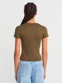 31673 DİLVİN V YAKA T-SHIRT thumbnail 9
