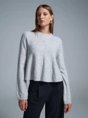 10832 DİLVİN PEPLUM PULLU SİMLİ TRİKO KAZAK thumbnail 3