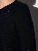 10832 DİLVİN PEPLUM PULLU SİMLİ TRİKO KAZAK thumbnail 12