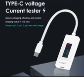 KABLOLU MACBOOK TYPE C USB TEST GERİLİM AMPER ÖLÇER thumbnail 2