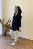 Kapüşon Detaylı Tasarım Gömlek thumbnail 4