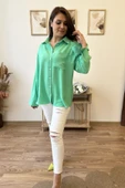Keten Ayrobin Salaş Gömlek thumbnail 11