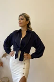 Balon Kol Jessica Kumaş Gömlek thumbnail 6