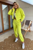 Neon Yeşil Scuba Pantolon thumbnail 3
