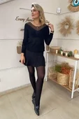 Yarım Pileli Mini Etek thumbnail 3