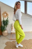 Neon Yeşil Scuba Pantolon thumbnail 4