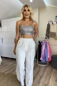 Payetli Crop Büstiyer thumbnail 7