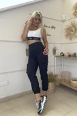 Bel Detaylı Kargo Pantolon thumbnail 4