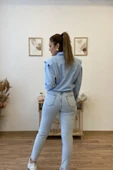 Omuz Kat Detaylı Gömlek thumbnail 4