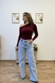 Paça Detaylı Palazzo Jean thumbnail 2