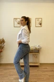 Omuz Kat Detaylı Gömlek thumbnail 12