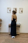 İnce Askılı Esnek Basic Elbise thumbnail 2