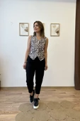 Leopar Desenli Atlas Yelek thumbnail 1