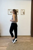 Leopar Desenli Atlas Yelek thumbnail 3