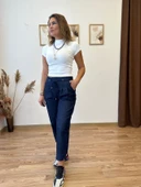 Jean Görünümlü Jogger Pantolon thumbnail 8