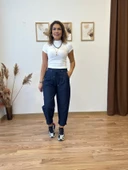 Jean Görünümlü Jogger Pantolon thumbnail 1