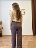 İki İplik Palazzo Pantolon thumbnail 3