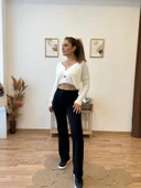Çımalı Esnek Palazzo Pantolon thumbnail 1
