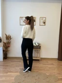 Çımalı Esnek Palazzo Pantolon thumbnail 3