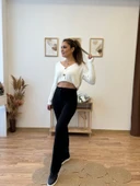 Çımalı Esnek Palazzo Pantolon thumbnail 4