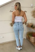 İnce Askılı Crop Bluz thumbnail 4
