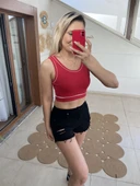 Biye Detaylı Crop Atlet thumbnail 7