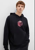 Mavi 0S10397 Baskılı Erkek Kapüşonlu Sweatshirt thumbnail 2