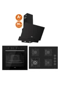Ferre Flowart Serisi (QBL62CS SC405 D063) Ankastre Set thumbnail 1