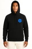 Kapüşonlu Csharp Logo Cep Tasarımlı Unisex Sweatshirt thumbnail 11