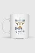 Happy Hanukka Tasarımlı Kupa Bardak thumbnail 2