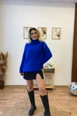 Boğazlı Salaş Tunik Kazak thumbnail 4
