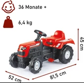 Dolu Ranchere Pedeallı traktör Kırmızı 8145 thumbnail 2