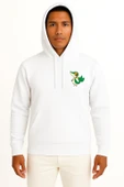 Kapüşonlu Snivy Cep Baskılı Unisex Sweatshirt thumbnail 7