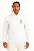 Kapüşonlu Meowth Cep Baskılı Unisex Sweatshirt thumbnail 1