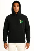 Kapüşonlu Snivy Cep Baskılı Unisex Sweatshirt thumbnail 9