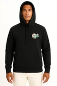 Kapüşonlu Rowlet Cep Baskılı Unisex Sweatshirt thumbnail 11