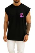 Oversize Ekans Cep Baskılı Atlet thumbnail 9